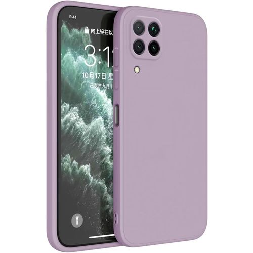 KAL-Coque Pour Huawei P40 Lite 4G (6.4"" Inches) Etui Housse, Protecteur De Peau En Silicone Tpu - Herbe Violette