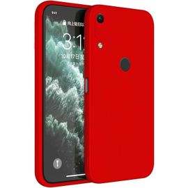 Kal-Coque Pour Huawei Y6 2019 / Y6 Pro 2019 / Honor 8a / Y6s 2019 (6.09"" Inches) Etui Housse, Protecteur De Peau En Silicone Tpu - Rouge De Chine
