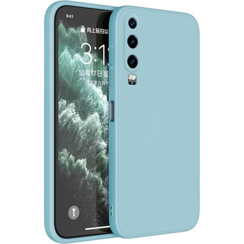 Kal-Coque Pour Huawei P30 (6.1"" Inches) Etui Housse, Protecteur De Peau En Silicone Tpu - Bleu Clair