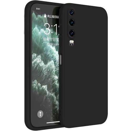 Kal-Coque Pour Huawei P30 (6.1"" Inches) Etui Housse, Protecteur De Peau En Silicone Tpu - Le Noir