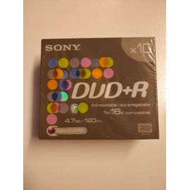 Sony DVD+R pack de 10x (4.7 Gb)