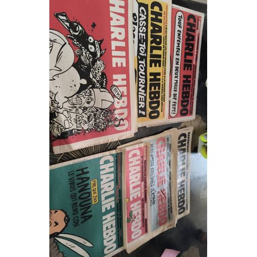 Lot De 7 Revue Charlie Hebdo