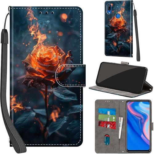 Kal-Coque Pour Huawei P Smart Z, Huawei Y9 Prime 2019 Coque [Housse En Cuir Pu Premium] [Etui À Rabat] [Pochette De Portefeuille], Étui De Protection Pour Honor 9x / 9x Pro