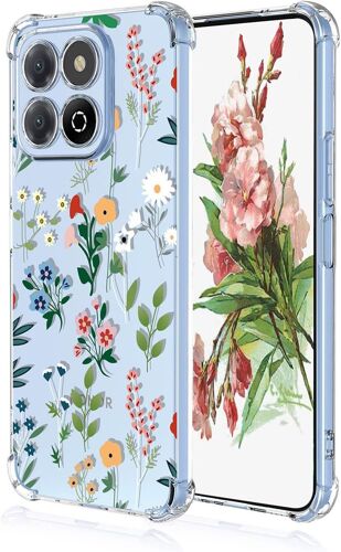 KAL-Coque Pour Honor 200 Smart, Très Mince Doux Transparent Premium Antichoc Anti-Chute Tpu Bumper Silicone Housse, Mode Délicat Élégant Motif Étui, A95