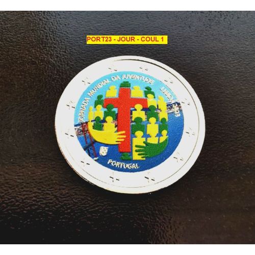 Portugal 2023 - Journee Mondiale De La Jeunesse - 2 Euros Commemorative - Couleur - Farbe- Colorise