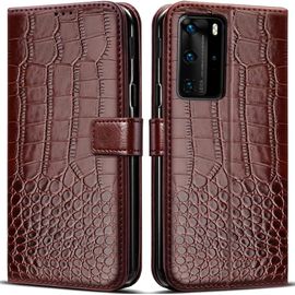 Kal-Coque Pour Huawei P40 Pro/P40 Pro Plus Housse,Fonction De Support,Fente Pour Carte,Silicone Tpu,Flip Étui Case Pour Huawei P40 Pro(6.58"")