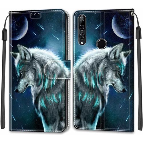 Kal-Coque Pour Huawei P Smart Z / Y9 Prime 2019 / Enjoy 10 Plus Housse Pu Cuir À Rabat Housse Étui Avec [Carte Fentes] [Fonction Stand] Compatible Pour Honor 9x / Honor 9x Pro