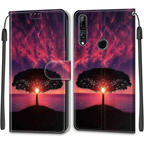 Kal-Coque Pour Huawei P Smart Z / Y9 Prime 2019 / Enjoy 10 Plus Housse Pu Cuir À Rabat Housse Étui Avec [Carte Fentes] [Fonction Stand] Compatible Pour Honor 9x / Honor 9x Pro