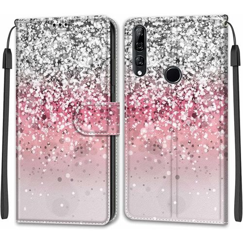 Kal-Coque Pour Huawei P Smart Z / Y9 Prime 2019 / Enjoy 10 Plus Housse Pu Cuir À Rabat Housse Étui Avec [Carte Fentes] [Fonction Stand] Compatible Pour Honor 9x / Honor 9x Pro