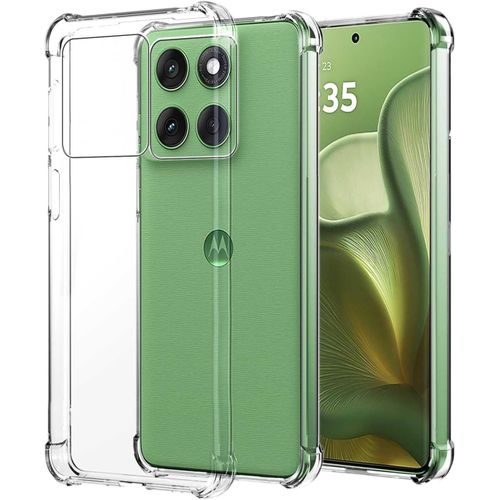 CAUC-Coque Compatible avec Motorola Edge 60 Fusion/Motorola Edge 60 (6.78") Transparent Housse Bumper Étui Souple Silicone TPU Case Cover Clear