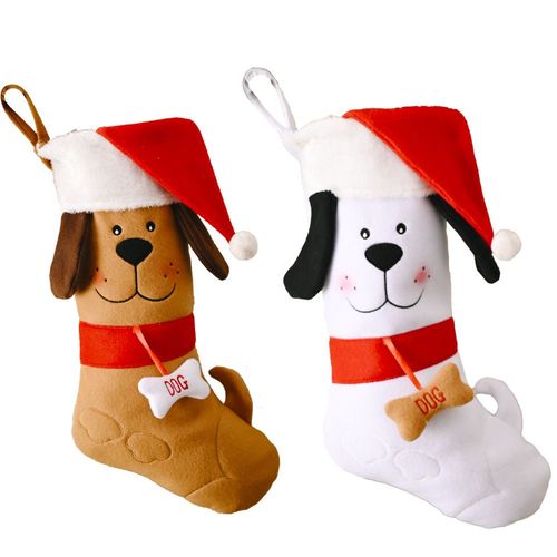 Les Pc Bas De Noël Pour Chien Motif Chien Brodé Décoration Chaussette De Noël En Feutre Chaussettes Pour Chien Personnalisé Chaussettes Chien En Suspension Dans L'os De Noël Chiens De Noël En Hiver
