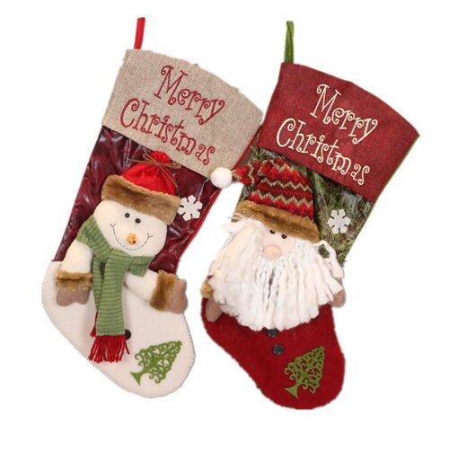 2 pièces de Réveillon de Noël, décorations de Noël, les enfants de Chris
