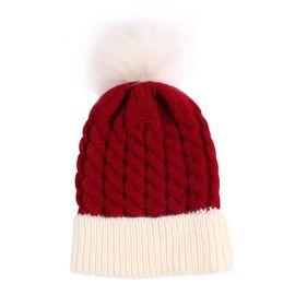 Bonnet De Noël Tricoté Pour Bébé, Bonnet De Noël Tricoté Pour Enfant