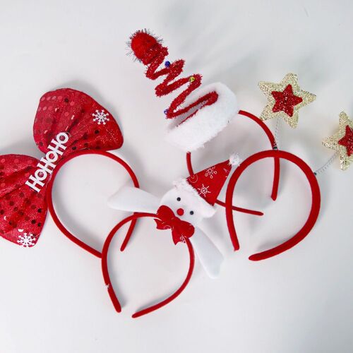 4pcs Noël cheveux hoop partie de la décoration de Noël pour les femmes