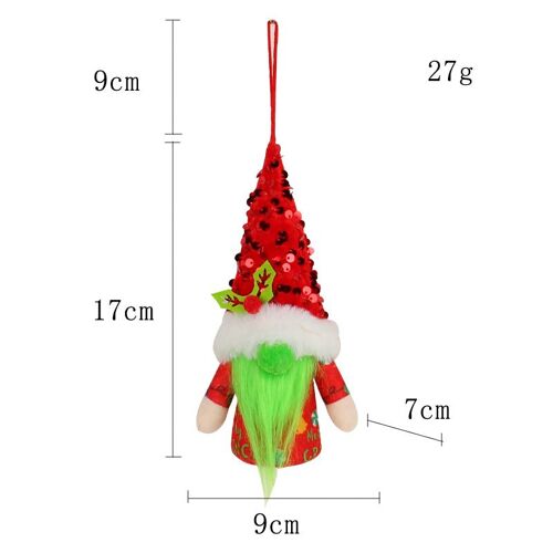 Décoration De Noël De Noël Gnome Elfes De Noël Pendentif