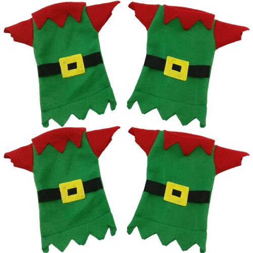 Noël Nouveau Le Couteau Et La Fourchette Sac Créatif À La Maison Des Vêtements De Couleur Verte