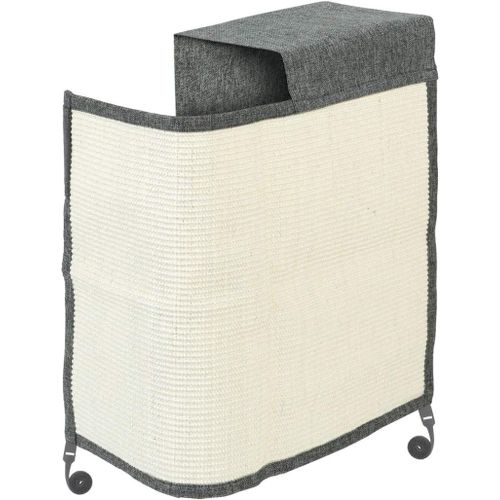 Tapis Griffoir Chat - 50 X 60 Cm Protection Côté Gauche Canapé Meuble Sol Mur - Tapis En Sisal Et Lin Adapté Pour Chaton Chien