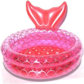 (90 cm (700 g)) Piscine gonflable sirène pour enfants, piscine ronde de jardin pour enfants, pataugeoire pour enfants, piscine à balles intérieure et extérieure pour bébé
