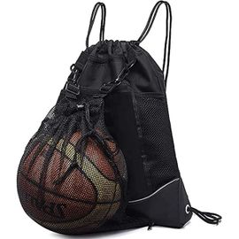 Sacs De Sport À Cordon De Serrage Pour Basket-Ball, Sac À Dos Multifonction En Maille Imperméable Avec Sangle Réglable, Pour Entraînement Sportif, Sac À Bandoulière Portable