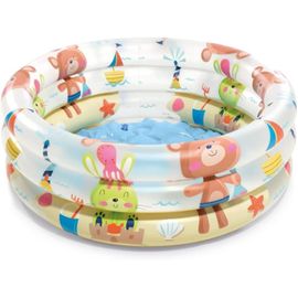 Piscine gonflable domestique (61 x 22 cm) Piscine de jeux circulaire Baignoire pour bébé et enfant Piscine à balles pour bébé