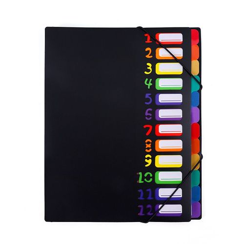 Chemise De Classement Numérique Rainbow Color Classifi