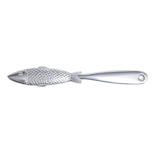 Kitchen Craft - Ecailleur À Poisson En Aluminium, 22 Cm X 3.5 Cm - Couleur Argent