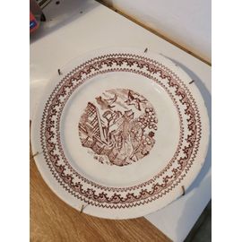 Assiette Décorative Signée Cms Déco Chinoise Pagode