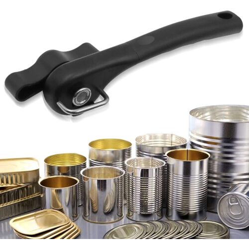 Professional Ouvre-Boîtes En Acier Inoxydable Ouvre-Boîte De Conserve Ustensile De Cuisine Ouvre-Boîte Poignée Ergonomique Confortable Et Bords Lisses