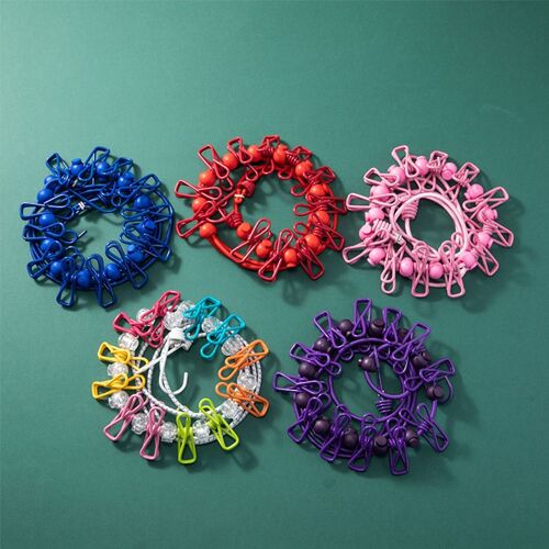 Corde à linge portable, avec 12 armoires, corde à linge de voyage coupe-vent, corde à linge élastique extensible dans le jardin, hôtel de villégiature, corde à linge pour balcon