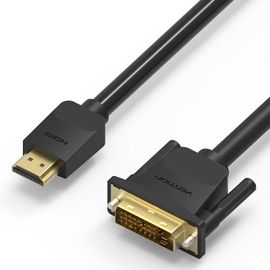 Câble adaptateur HDMI 2.0 vers DVI de 90 cm (ne convient pas pour la connexion aux ports SCART ou VGA)