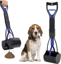 Pelle À Déjections Pour Animal Domestique, Ramasse-Crotte, 61 Cm Pouce Long Manche Solide Pince Dentelée Nettoyage Pickup Déjections Canines Clip Pour Extérieur/Intérieur Pour Chien Et Chat