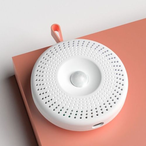 Désodorisant pour litière pour chat, mini purificateur d'air pour animaux de compagnie, chargeur USB, éliminateur d'odeurs particulières, pour toilettes, voiture, armoire (2600 mAh)