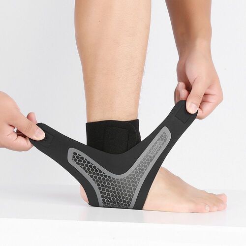 (Une Paire) Chevillère Piedo Réglable, Chevillère Soutien Respirante Talon Ouvert Taille Réglable Orthèse De Cheville Pour Hommes Femmes Protège-Pied Pour Entorse Cheville/Sport/Fitness