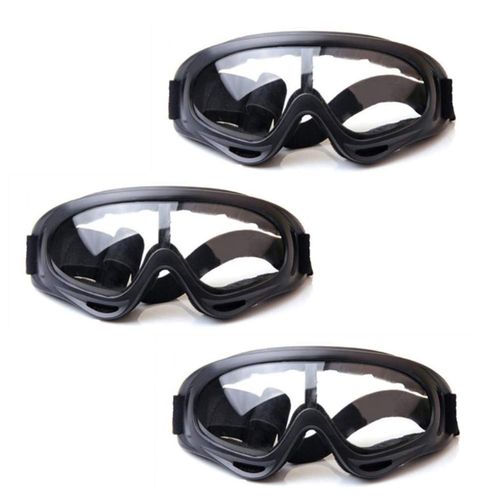 Lot De 3 Lunettes De Sécurité Pour Enfants, Lunettes De Jeux D'extérieur Pour Enfants, Pour Pistolet Nerf N-Strike Elite, Protection Des Yeux Et Pour Le Travail En Laboratoire