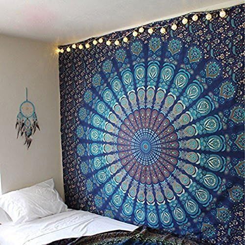 Tapisseries Hippie Mandala Bohème Psychédélique Complexe Indien Tenture Literie Covers180 * 230cm