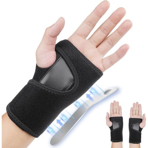 (main gauche)attelle de Poignet, du canal carpien, les tendinites et de l'arthrite des coussins, pour les aider avec canal carpien et à soulager et traiter la douleur au poignet