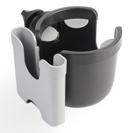 Porte-Gobelet Pour Accessoires De Poussette Porte-Bouteille Vélo Universel Poussette Porte-Gobelet Pour Biberons Biberons Porte-Café Gris
