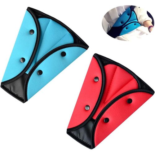 Coussin Réglable En Triangle Pour Ceinture De Sécurité, Dispositif Doux En Coton Respirant Protégeant Les Enfants, Absorption Des Chocs, Installation Facile, 20¿×¿24,5¿Cm