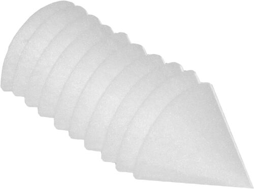 10 pièces filtre à air conique en papier remplacement de soupape d'échappement système de Ventilation pièces de rechange de filtre à air de pièce Premium pour la maison