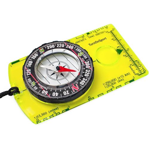 Boussole De Randonnée | Boussole De Camping Avancée Pour Scouts | Boussole De Scoutisme Pour Enfants | Boussole De Terrain Professionnelle Pour La Lecture De Cartes ¿ Meilleurs Cadeaux De Survie
