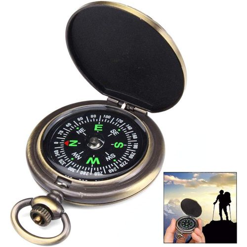 Boussole De Poche, Boussole De Randonnée Pour Voyage, Camping, Marche, Exploration