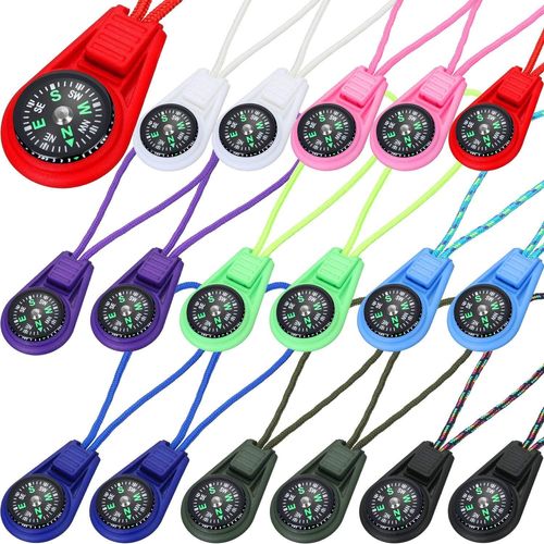 Mini Boussole De Survie Pour Camping, Randonnée, Poche, Remplie De Liquide, Sur Cordon, Pour Kits De Survie D'urgence, Bracelet De Montre, Bracelet En Paracorde, Collier, Porte-Clés