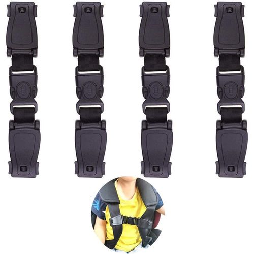 4 Pièces,Clip Siège Auto,Clip De Ceinture De Sécurité Pour Bébé,Clip Siège Auto Enfant,Harnais Ceinture De Sécurité Bebe,Siège D'auto Clip,Ceinture De Sécurité Pour Siège Auto.
