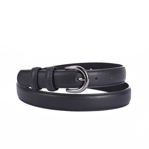 Les Femmes De 2,5 Cm Simili Cuir Décontractée Ceinture Avec Une Seule Broche Boucle