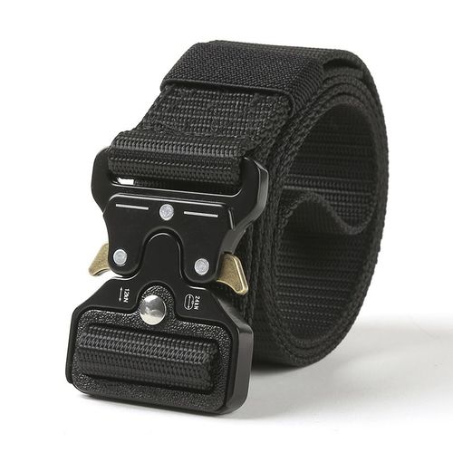 Mens Ceinture Tactique, De Style Militaire En Nylon Résistant Travail Ceintures Avec Quick-Communiqué De La Boucle En Métal