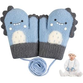 Mitaines Thermiques D'hiver Pour Bébés Et Jeunes Enfants Avec Protection Anti-Dérapante