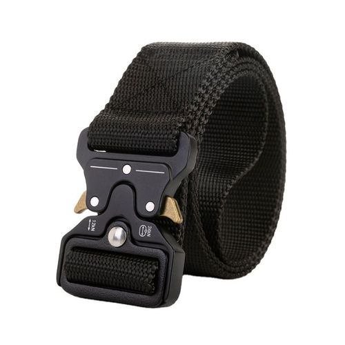 Tactique Ceinture, Style Militaire De Dégagement Rapide Boucle Métal Ceinture, 1.5"" En Nylon Résistant Gréement Ceintures Pour Hommes