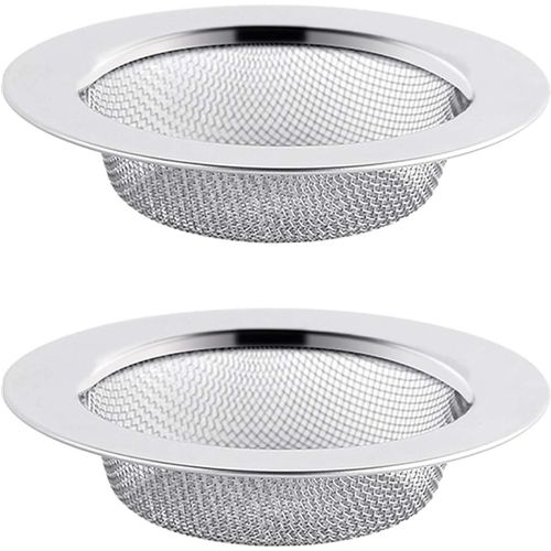2PCS Évier en Acier Inoxydable Passoire, 11,5 cm de Vidange Bonde, bonde pour Évier, Lavabo Bonde, bonde pour Évier de Cuisine