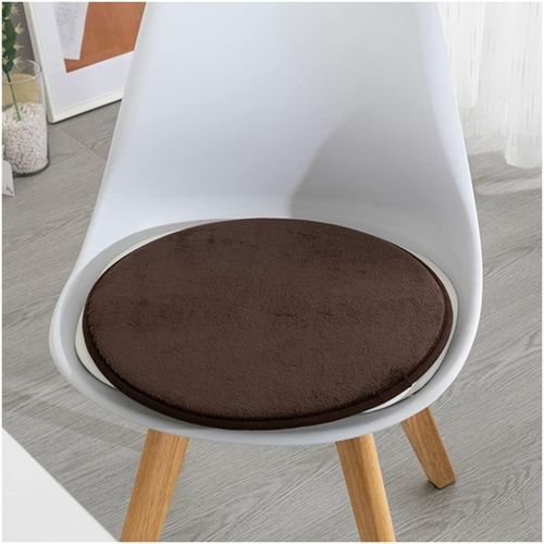 Lot De 4 Coussins De Chaise Ronds, Coussins De Siège En Mousse À Mémoire De Forme, Coussins De Chaise Antidérapants Adaptés Aux Tabourets De Bar, De Bureau Et De Salle À Manger A