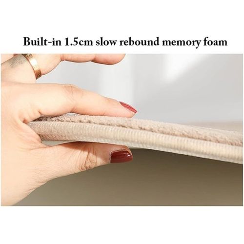 Lot De 4 Coussins De Chaise Ronds, Coussins De Siège En Mousse À Mémoire De Forme, Coussins De Chaise Antidérapants Adaptés Aux Tabourets De Bar, De Bureau Et De Salle À Manger A